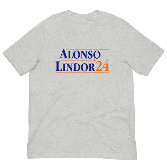 New York Mets Pete Alonso and Francisco Lindor '24 Presidential Shirt