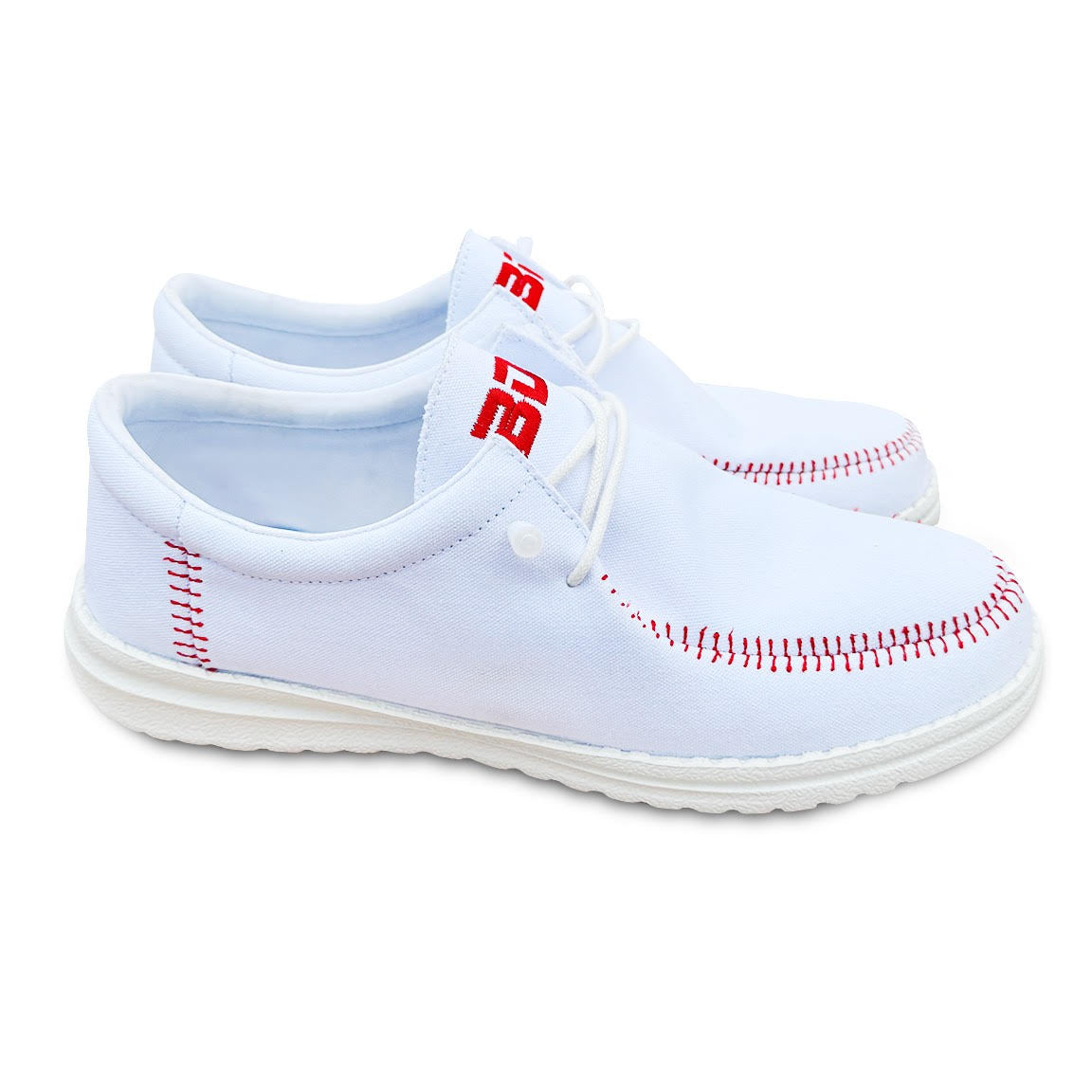 Baseball Stitched Casual Canvas Shoe